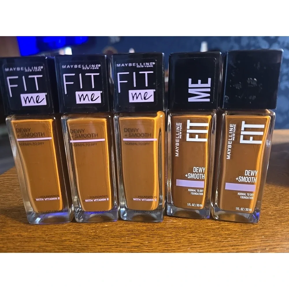 X5 Maybelline Fit‎ Me Dewy + Smooth Foundation, 360 Mocha